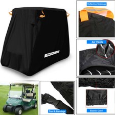 2 Seater Golf Cart Cover Waterproof Dust Prevention For EZGO/Club Car/Yamaha UK
