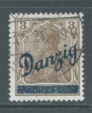 DANZIG 1920 - SG23 3pf Brown -