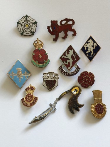 Enamel girl guide - 12,