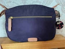 RADLEY AUBERGINE  PURPLE NYLON ADJUSTABLE SHOULDER CROSSBODY BAG