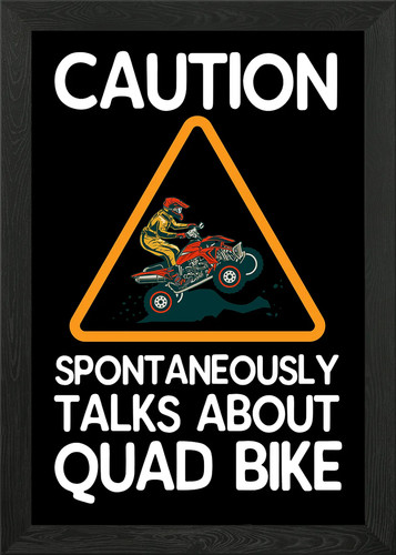 Quad bike framed wall - bike, art
