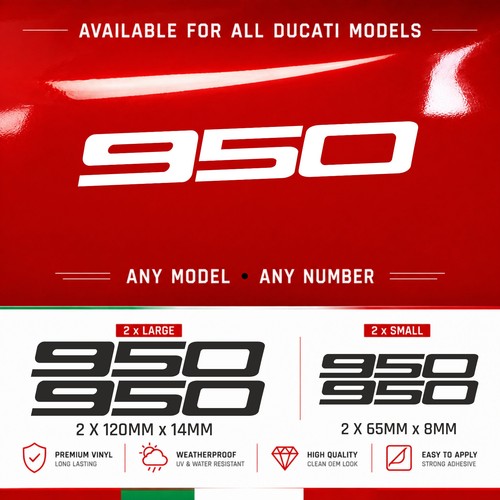 Ducati 950 decals stickers - ducati,