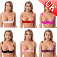 UK Women's Push Up Bra Sheer