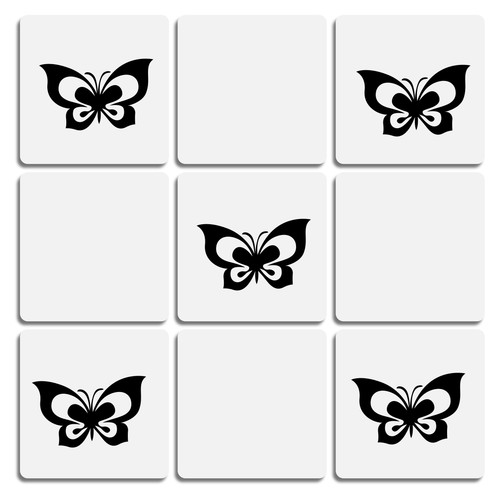 Butterfly wall tile stickers - tile,