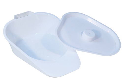 Slipper bed pan - pan, with