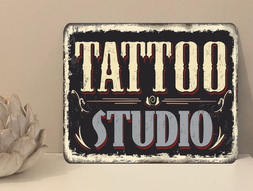 Tattoo studio shop metal - tattoo,