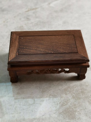 Wooden stand brown - wooden,