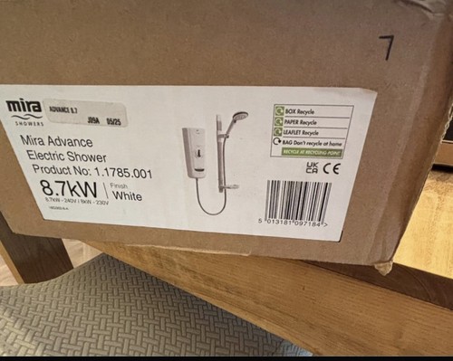 Mira advance electric shower - mira,