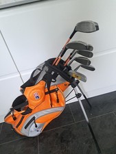 STUNNING SET OF US KIDS UL-24 GOLF CLUBS, RIGHT HANDED, ORANGE 51", 7 CLUB SET