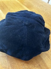 Vintage Hat In Navy Blue velvet - The Dairy Maid