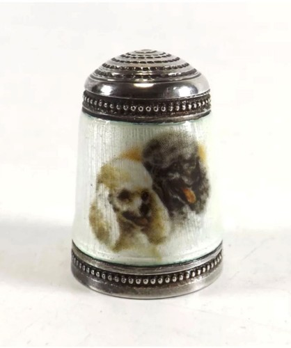 Vintage sewing thimble - sewing,