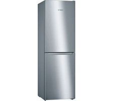 BOSCH Serie 2 KGN34NLEAG 50/50 Fridge Freezer - Silver - REFURB-C - Currys