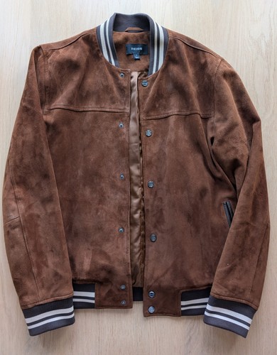 Reiss suede bomber jacket - -,