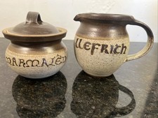 Welsh studio pottery marmalade - welsh,