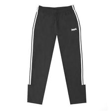 Lonsdale Open Hem Woven 2 stripe Tracksuit Bottoms Jogging Pant XS - 4XL