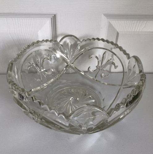 Vintage heavy cut glass - vintage,