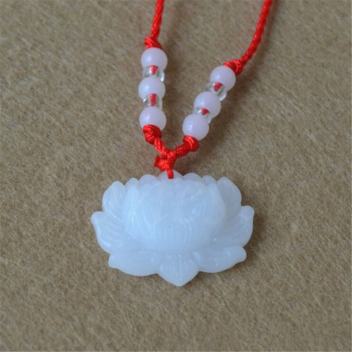 2pcs jade lotus flower - flower, carved
