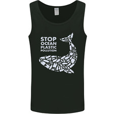 Stop Ocean Plastic Pollution Climate Change Mens Vest Tank Top