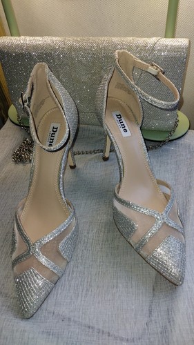 Dune silver shimmer mesh - shimmer,