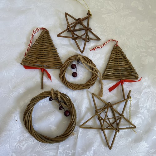 Vintage willow twig christmas - willow,