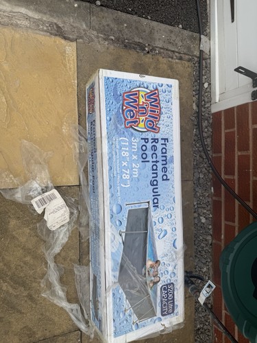 Metal frame swimming pool - swimming,