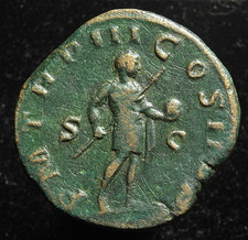 Gordian III AE sestertius P M