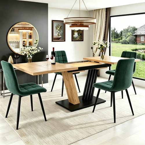 Extendable dining table - extendable,
