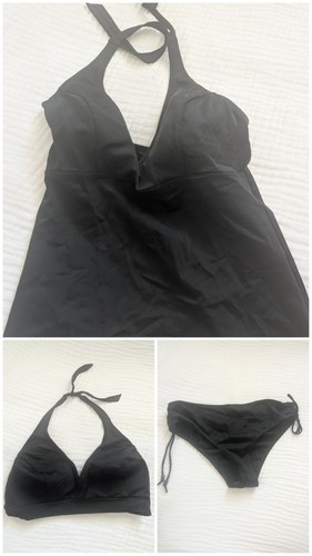 Black triumph piece swim set - black,