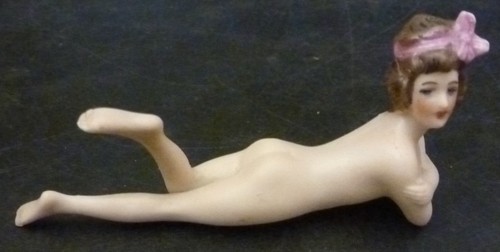 Antique german porcelain nude - antique,