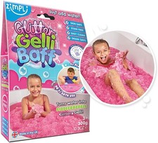 Glitter Gelli Baff Pink from Zimpli Kids, 1 Bath or 6 Play Uses, Magically turn