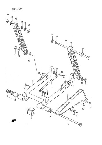 Suzuki genuine bush pv50 - genuine,