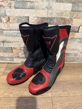 Dainese Motorcycle Motorbike Boots Red Black Uk 8 EU 42