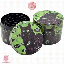 Witchy Black Cat - 50mm Metal