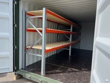 Container Storage  Shelving   Racking Heavy Duty with wood tops