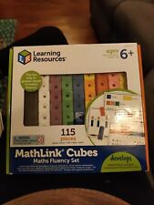 Learning Resources Mathlink Cubes Maths Fluency 100 Cube Set Children Aged 6+