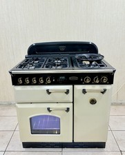 Rangemaster Classic 90 Cream & Bras All Gas 13 Amp With  LPG Gas Rangecooker