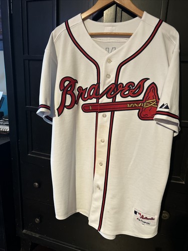 Chipper jones signed majestic - signed,