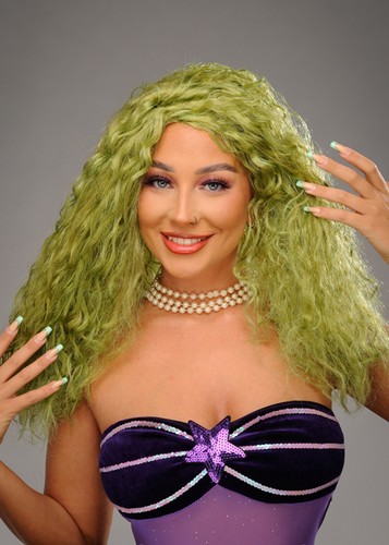 Womens long green - womens, mermaid