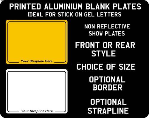 Blank reg aluminium show - reg,