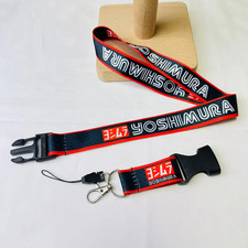 YOSHIMURA Nylon Lanyard Motorcycle Keychain  ID Card Pass  Keyring  suzuki