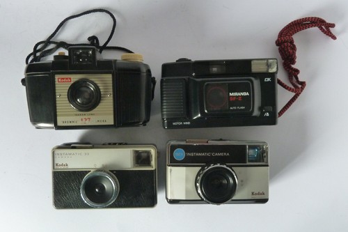 Old vintage cameras job lot - old,