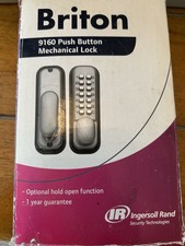 Vintage Briton 9160 Mechanical Lock by Ingersoll Rand – Silver 