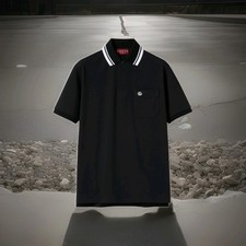Gucci Cotton Polo –Black M