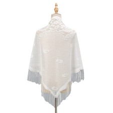 Polyester Flower Lace Triangle