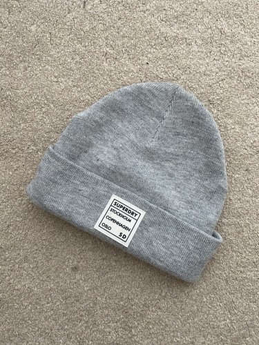Superdry grey women beanie - superdry,