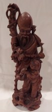 Vintage handcarved confucius - vintage,