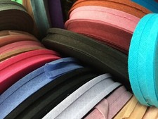 100% COTTON 16 MM. WIDE BIAS