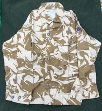 British Military Army Desert DPM Camouflage Combat Weather Jacket/Shirt