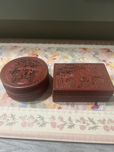 Pair antique chinese carved - antique,