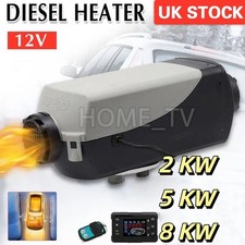 2KW 5KW 8KW Air Diesel Heater 12V LCD Remote Monitor Car Trucks Van Boats UK